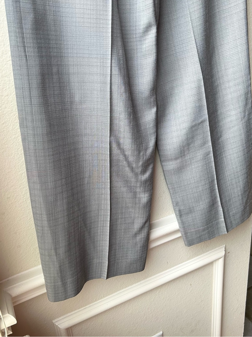 Sandro Grey Beha High Waisted Flared Leg Pants Sz 6 - Picture 11 of 16